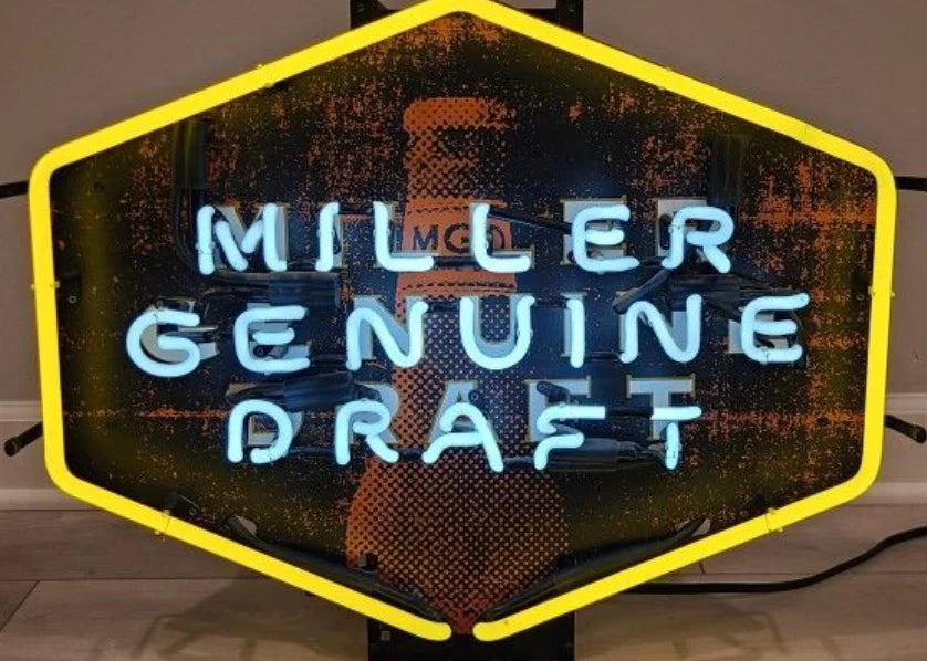 Yellow border for MGD Miller Genuine Draft Replacement Tube - Neon Sign Part