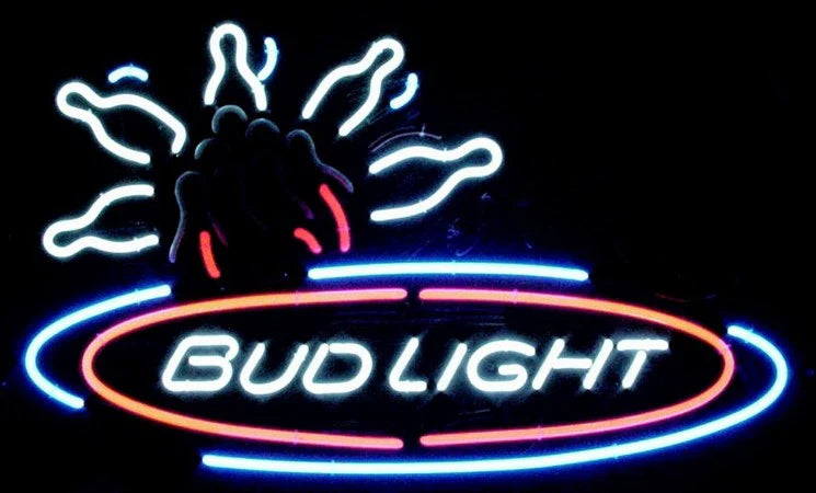 Oval Border unit for Bud Light Motion Bowling Replacement Tube - Neon Sign Part