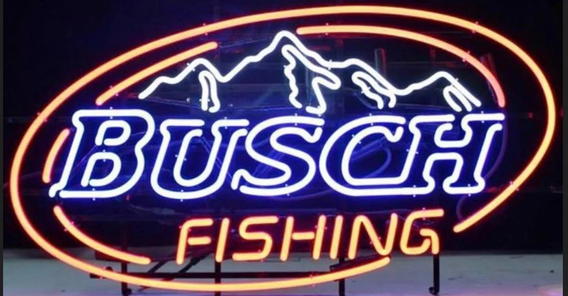 Mountain unit for Busch Fishing Replacement Tube - Neon Sign Part Used