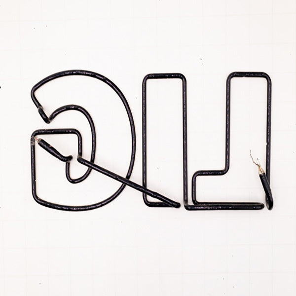 LIG Double Stroke Word Unit Replacement Tube - Neon Sign Part Used