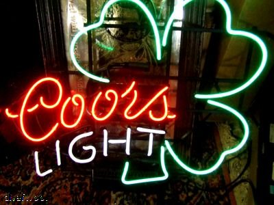 Shamrock Clovers for Coors Light Replacement Tube - Neon Sign Part