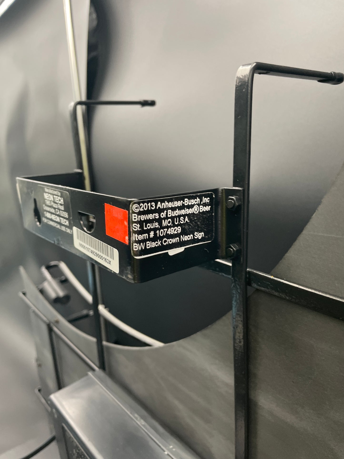 Budweiser Black Crown Neon Sign