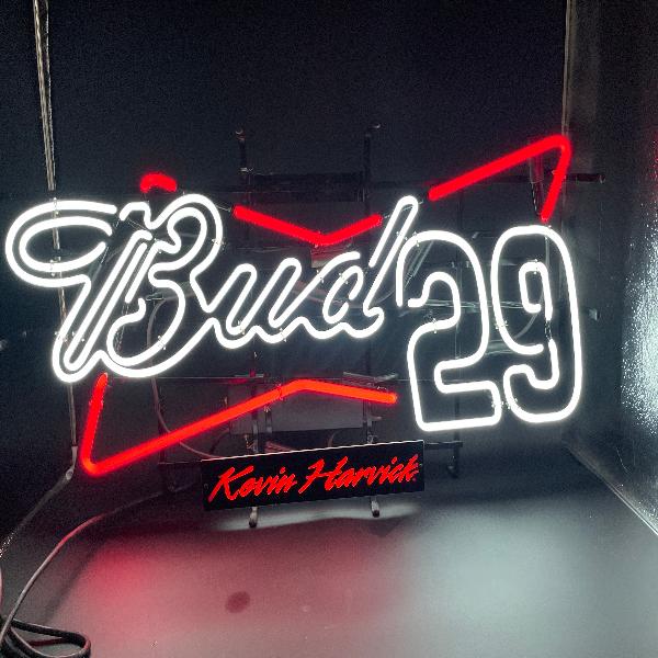 Bud Racing Kevin Harvick #29 Neon Sign