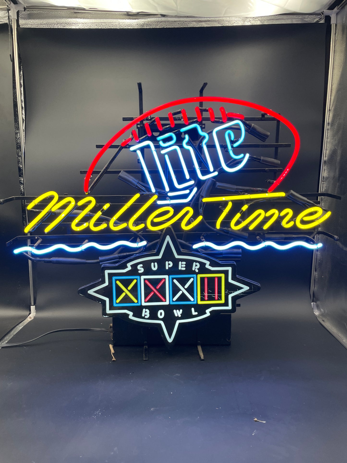 Miller Lite Super Bowl XXXII Neon Sign