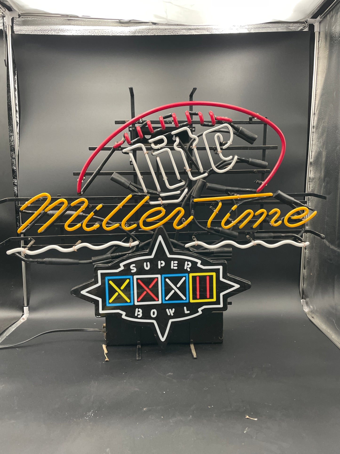 Miller Lite Super Bowl XXXII Neon Sign