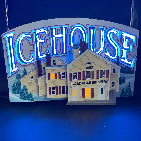 Ice House Plank Road Brewery 3D Neon Sign