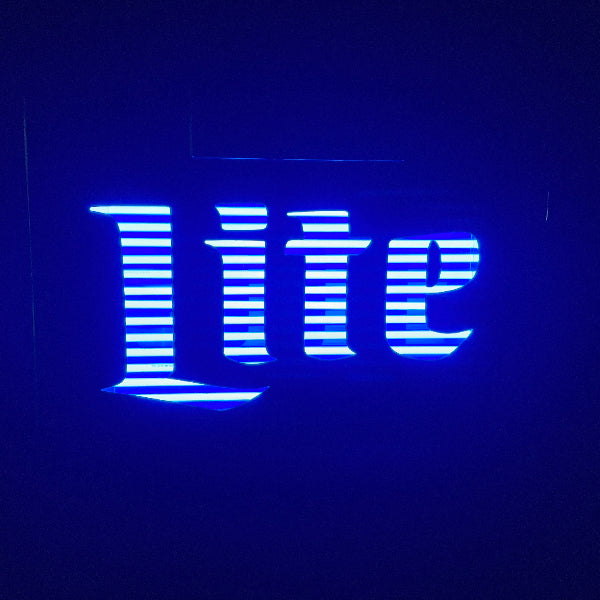 Two-Sided Hanging Miller Lite Neon Sign (Suring)