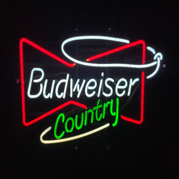 Budweiser Country Neon Sign
