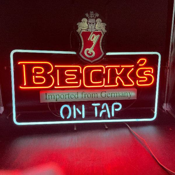 Beck’s On Tap Neon Sign