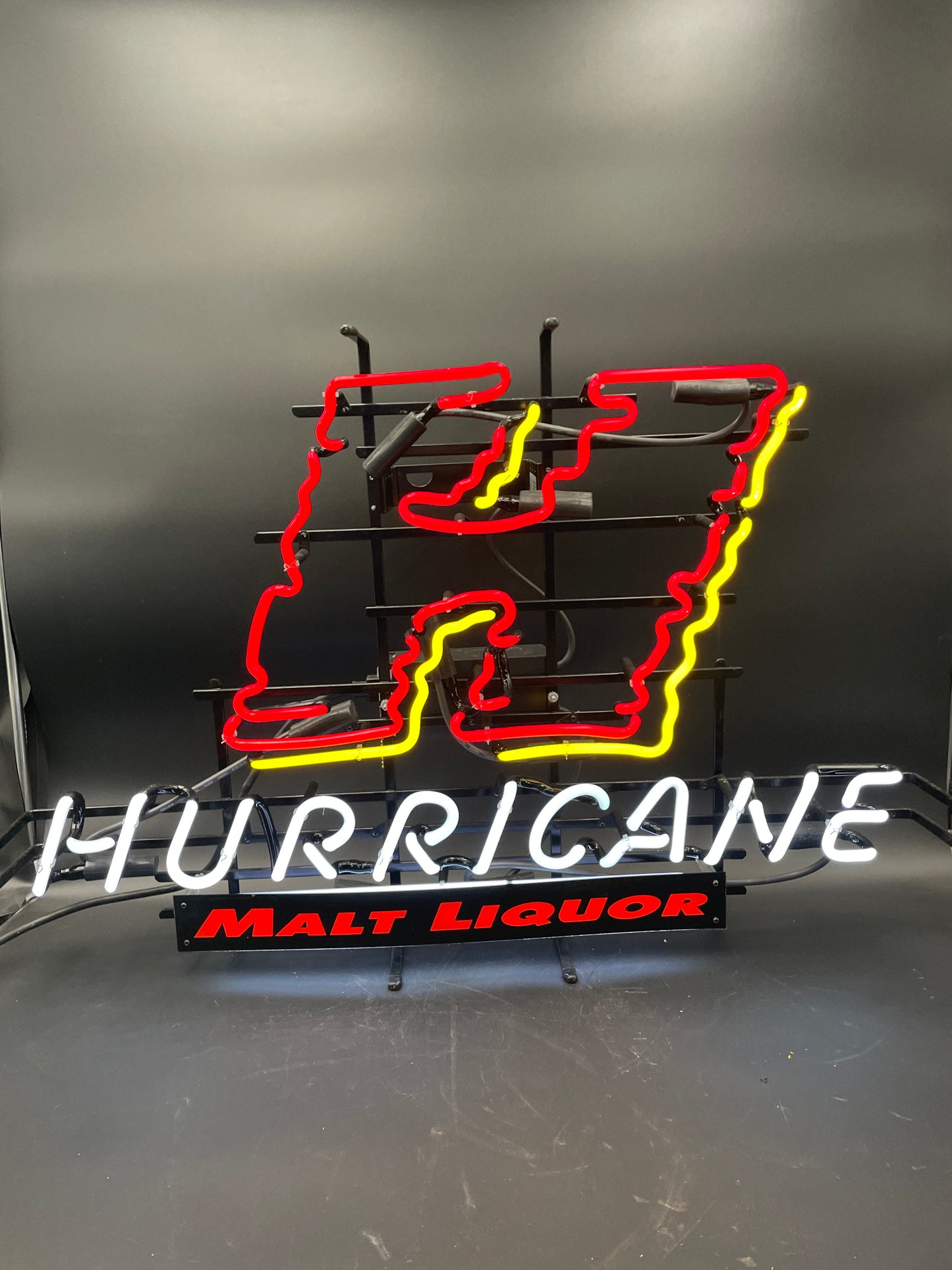 Hurricane Malt Liquor Neon Sign