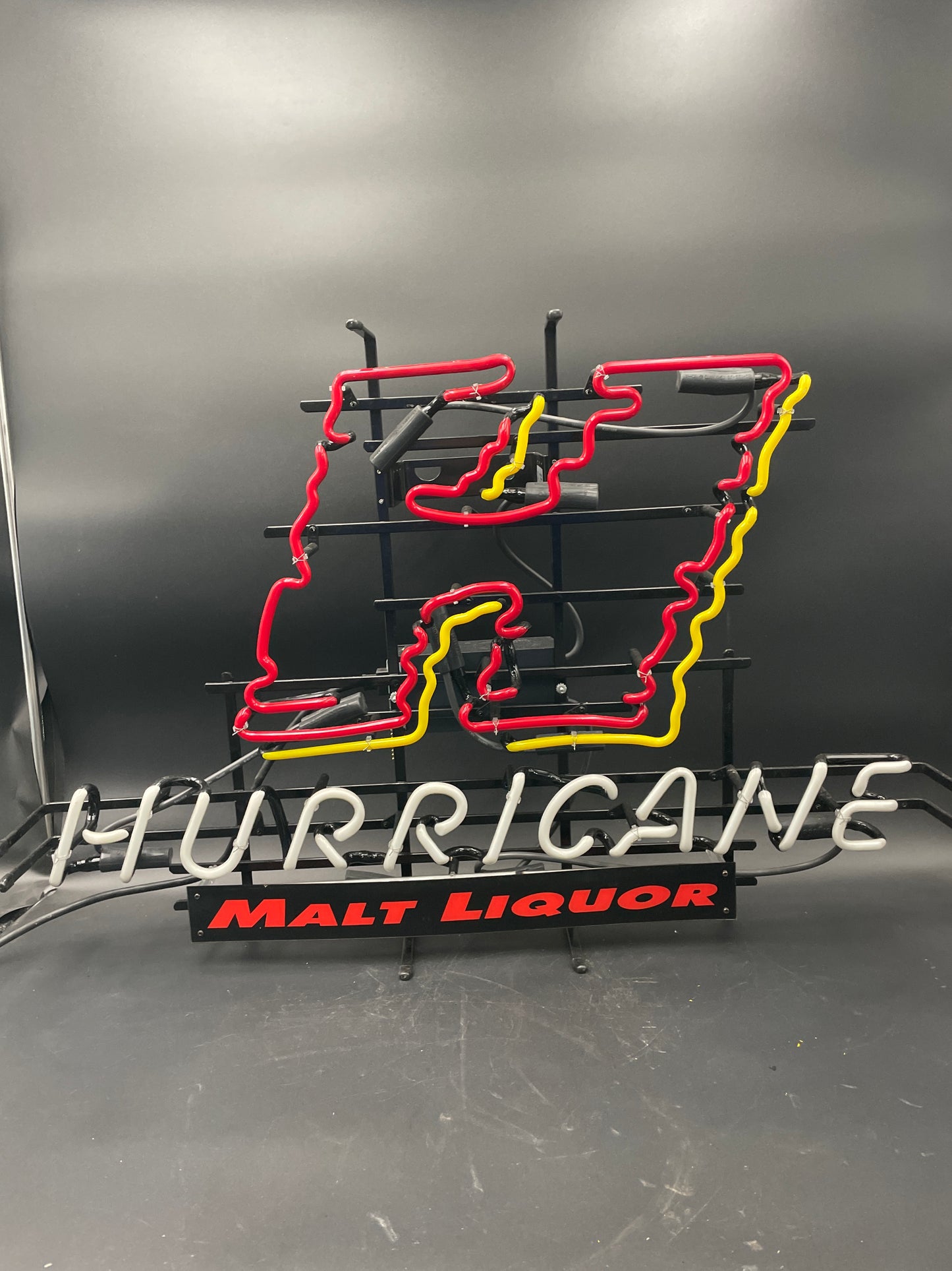 Hurricane Malt Liquor Neon Sign