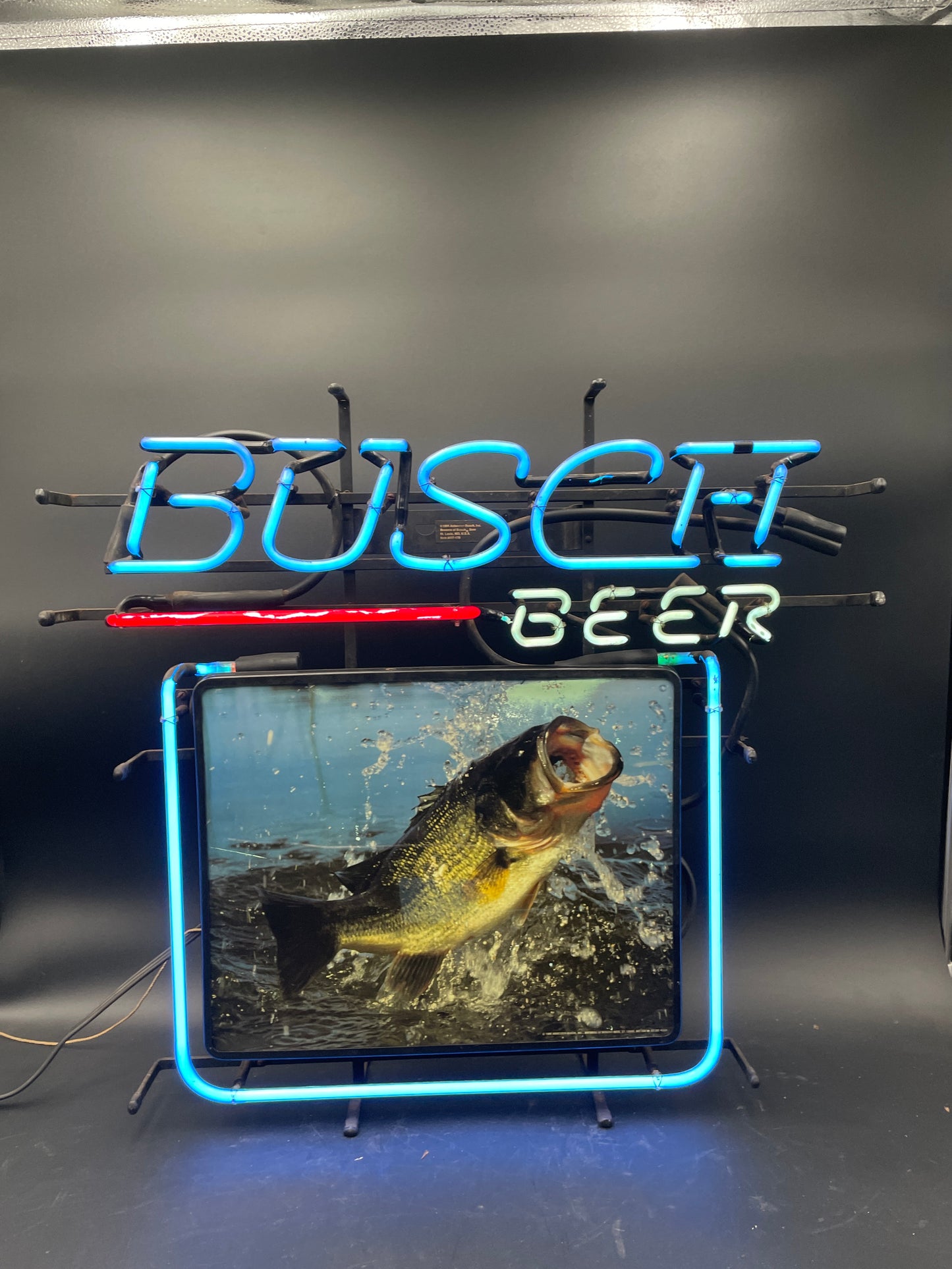 Busch Beer Fish Neon Sign (Suring)