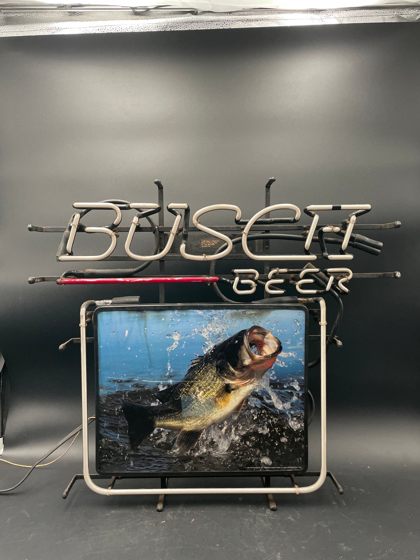 Busch Beer Fish Neon Sign (Suring)