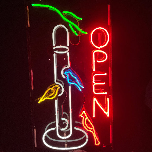 Bird Feeder Neon Sign