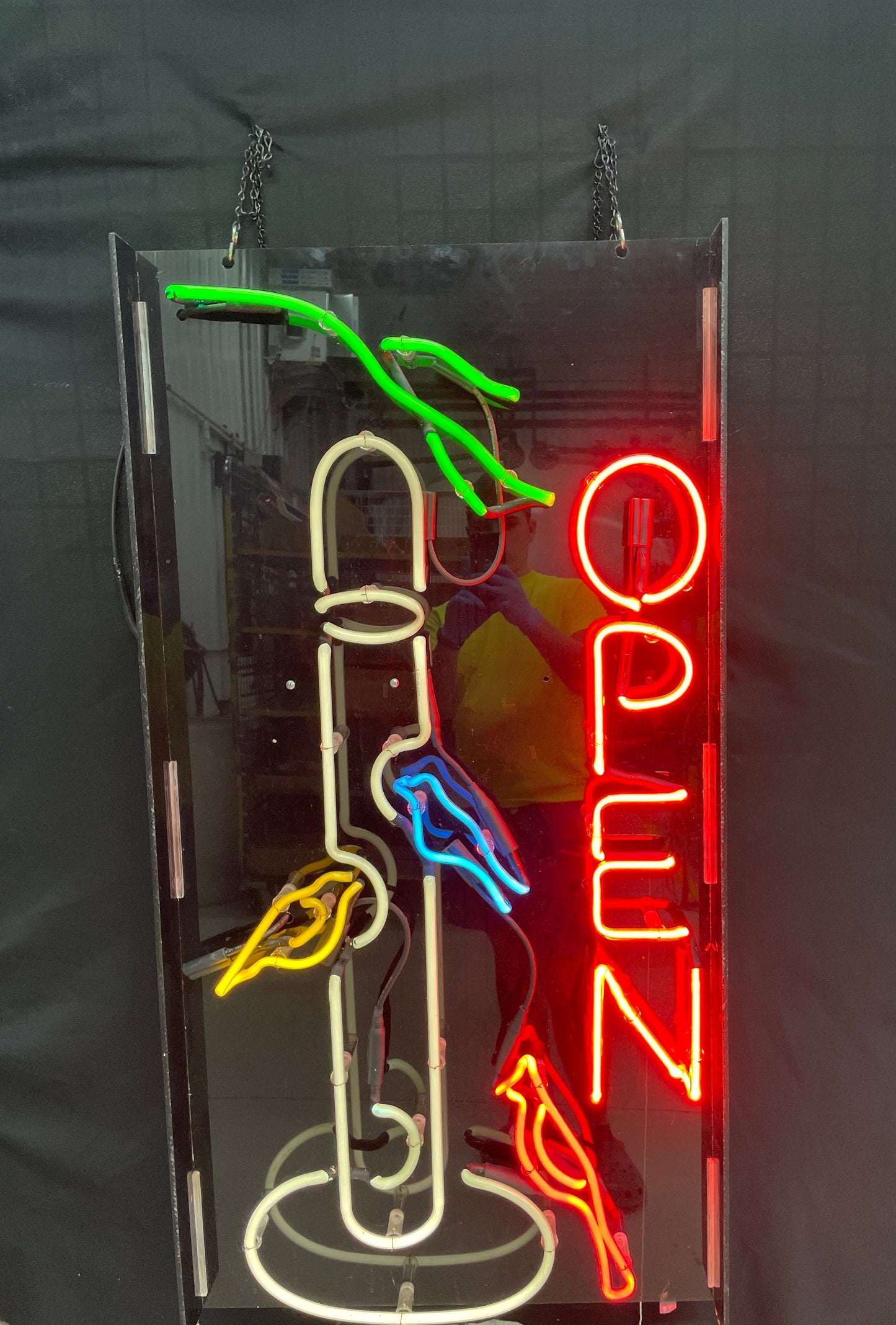 Bird Feeder Neon Sign