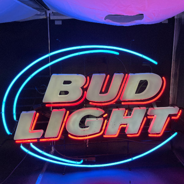 B for Bud Light Neon Sign Plastic Replacement Panel