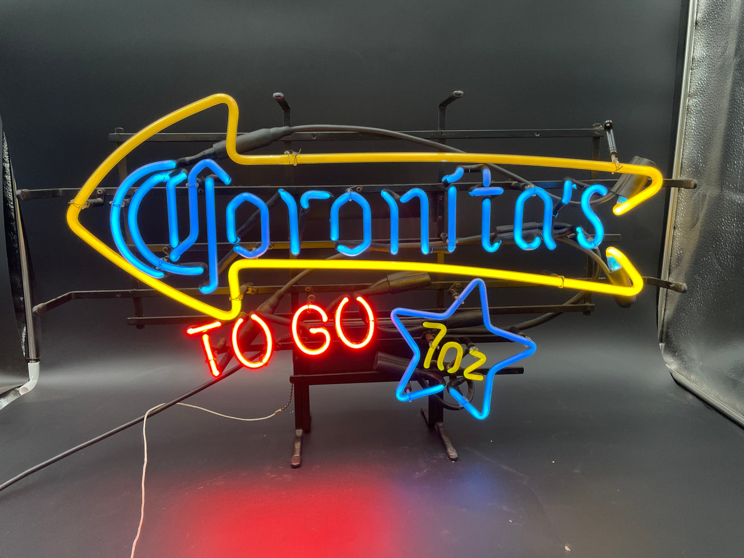 Corona Coronitas To Go 7 oz Neon Sign
