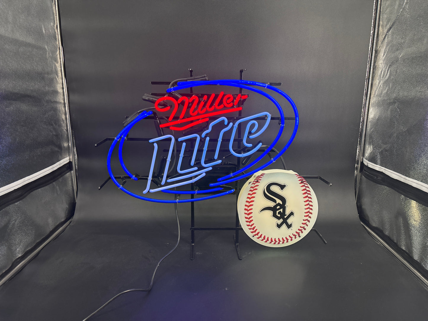 Miller Lite White Sox Neon Sign