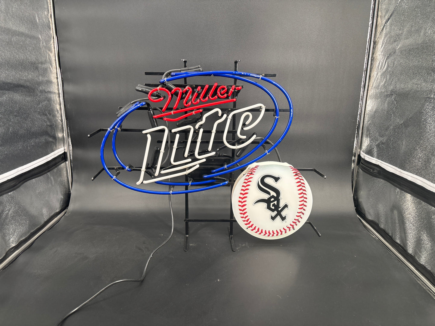Miller Lite White Sox Neon Sign