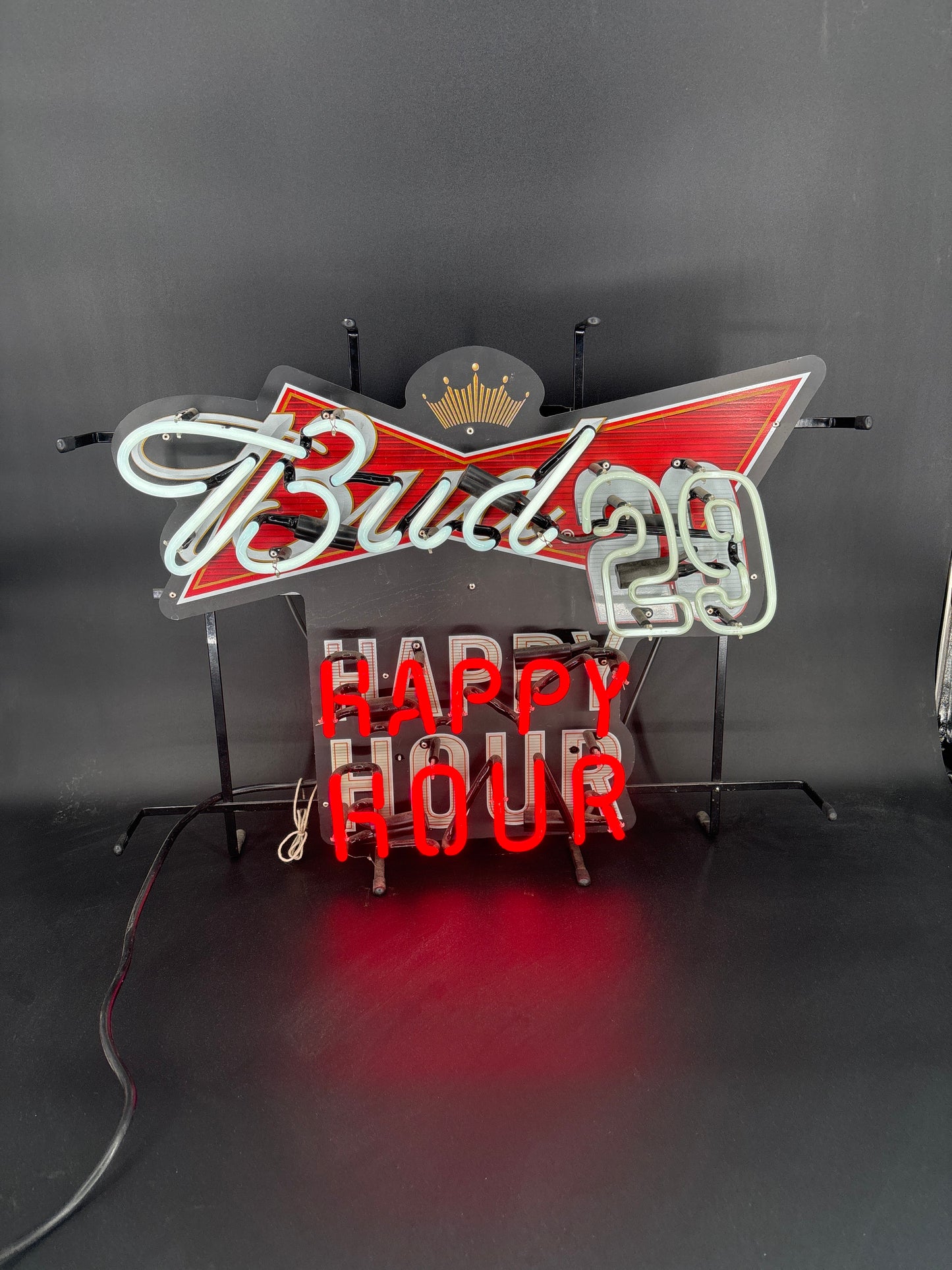 Bud 29 Happy Hour Neon Sign (Suring)