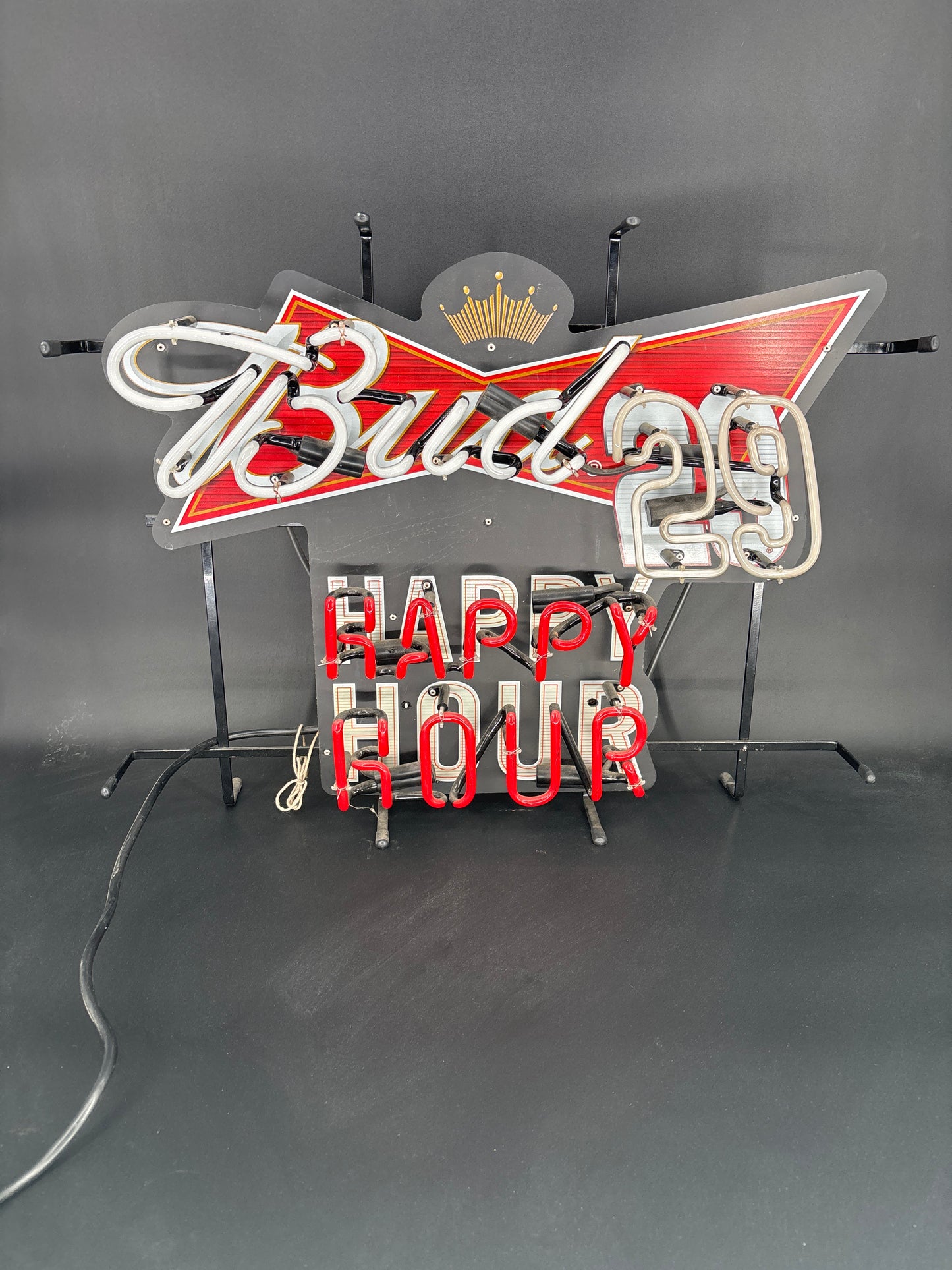 Bud 29 Happy Hour Neon Sign (Suring)
