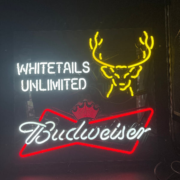 Budweiser Whitetail Deer Neon Sign