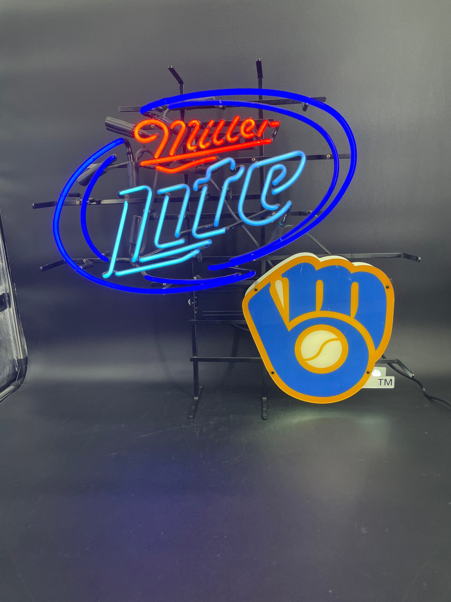 Miller Lite Milwaukee Brewers Neon Sign