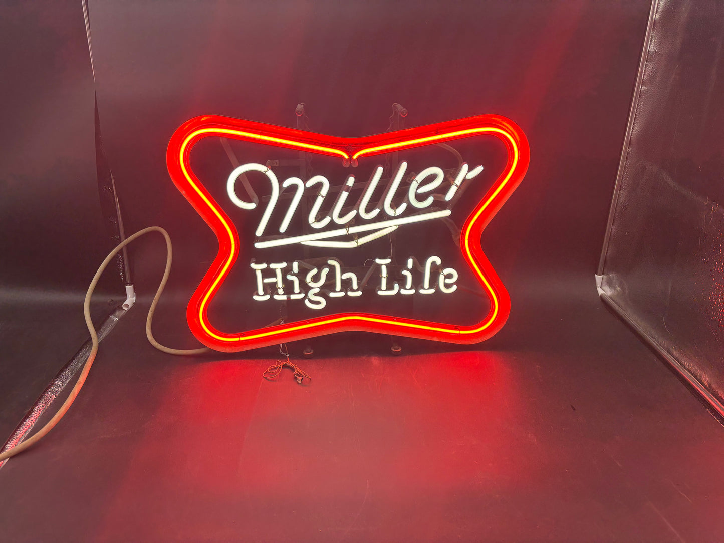 High Life Neon Sign with Serif Font
