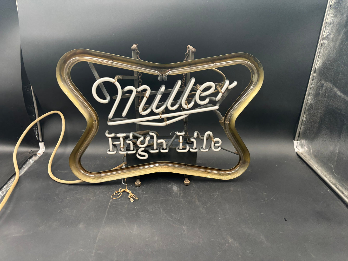 High Life Neon Sign with Serif Font