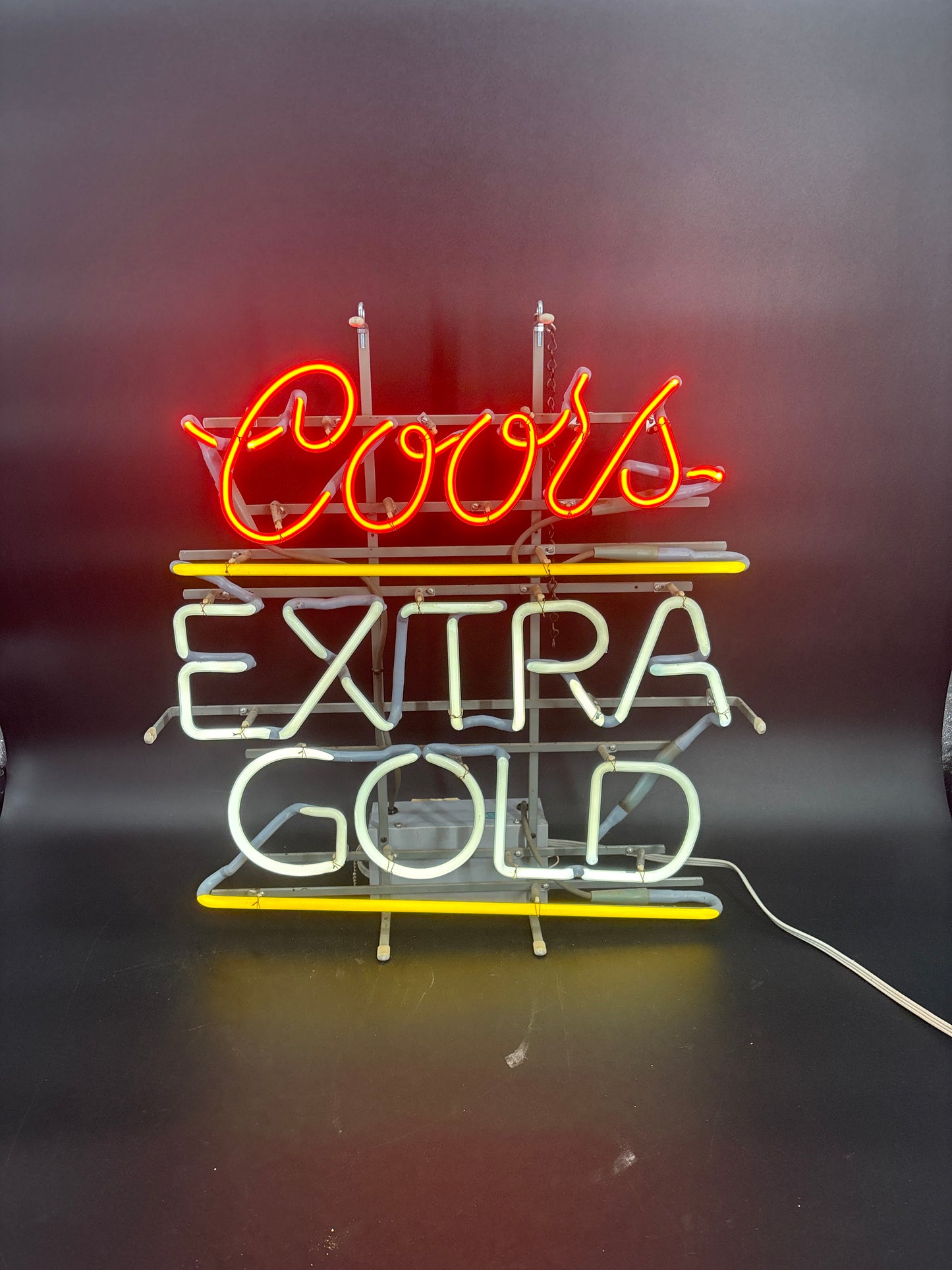 Coors Extra Gold Neon Sign