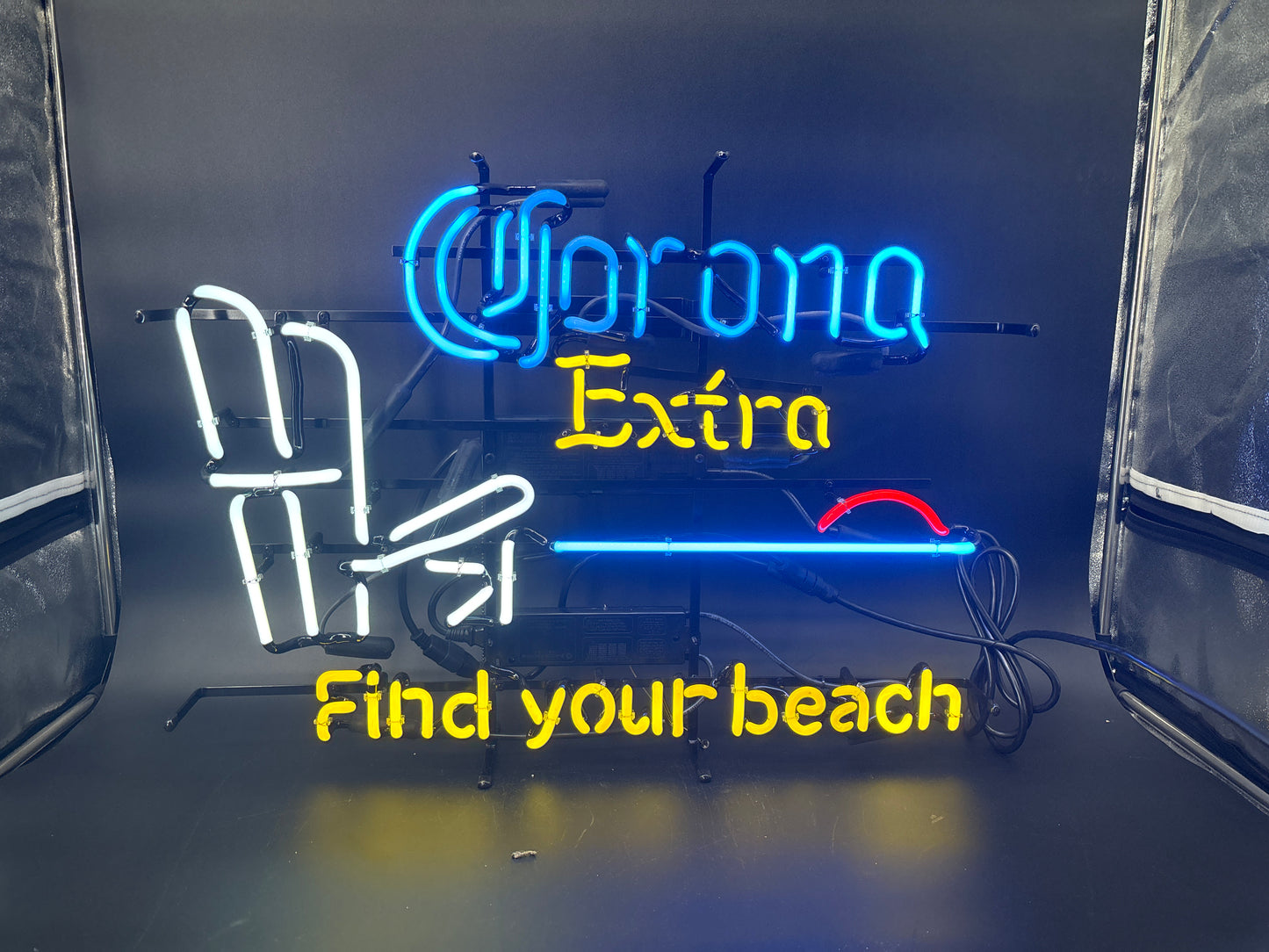 Corona Extra Neon Beer Sign – Find Your Beach Chair