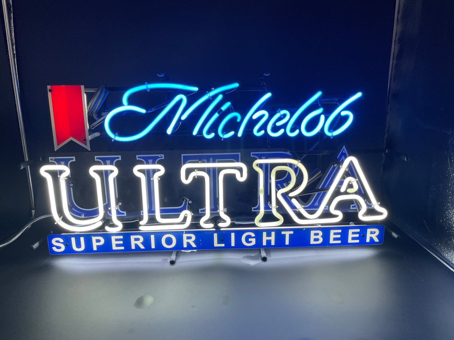 Superior Light Beer for Michelob Ultra Neon Sign Plastic Replacement Panel