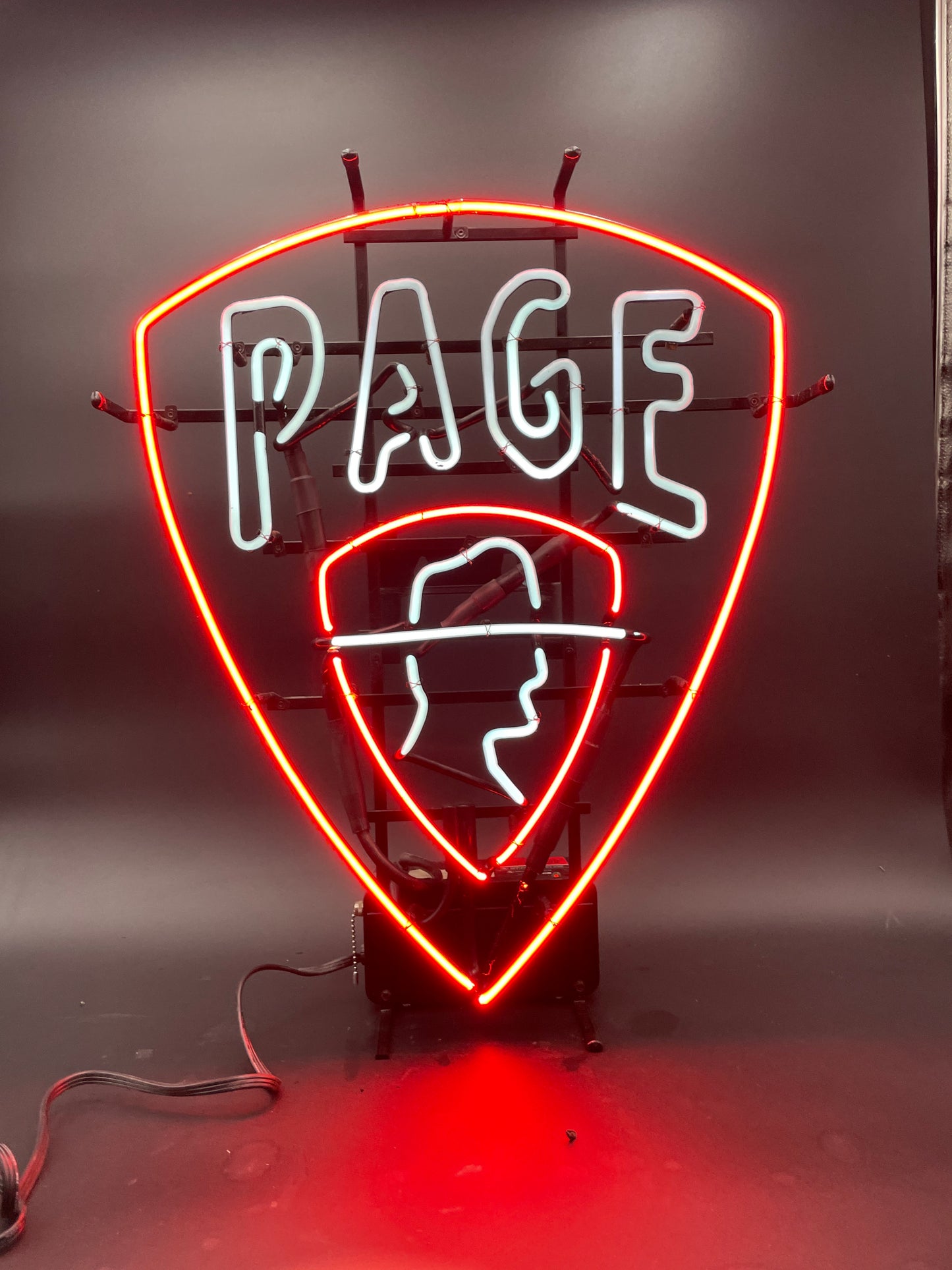 Vintage 1996 James Page Brewing Neon Sign