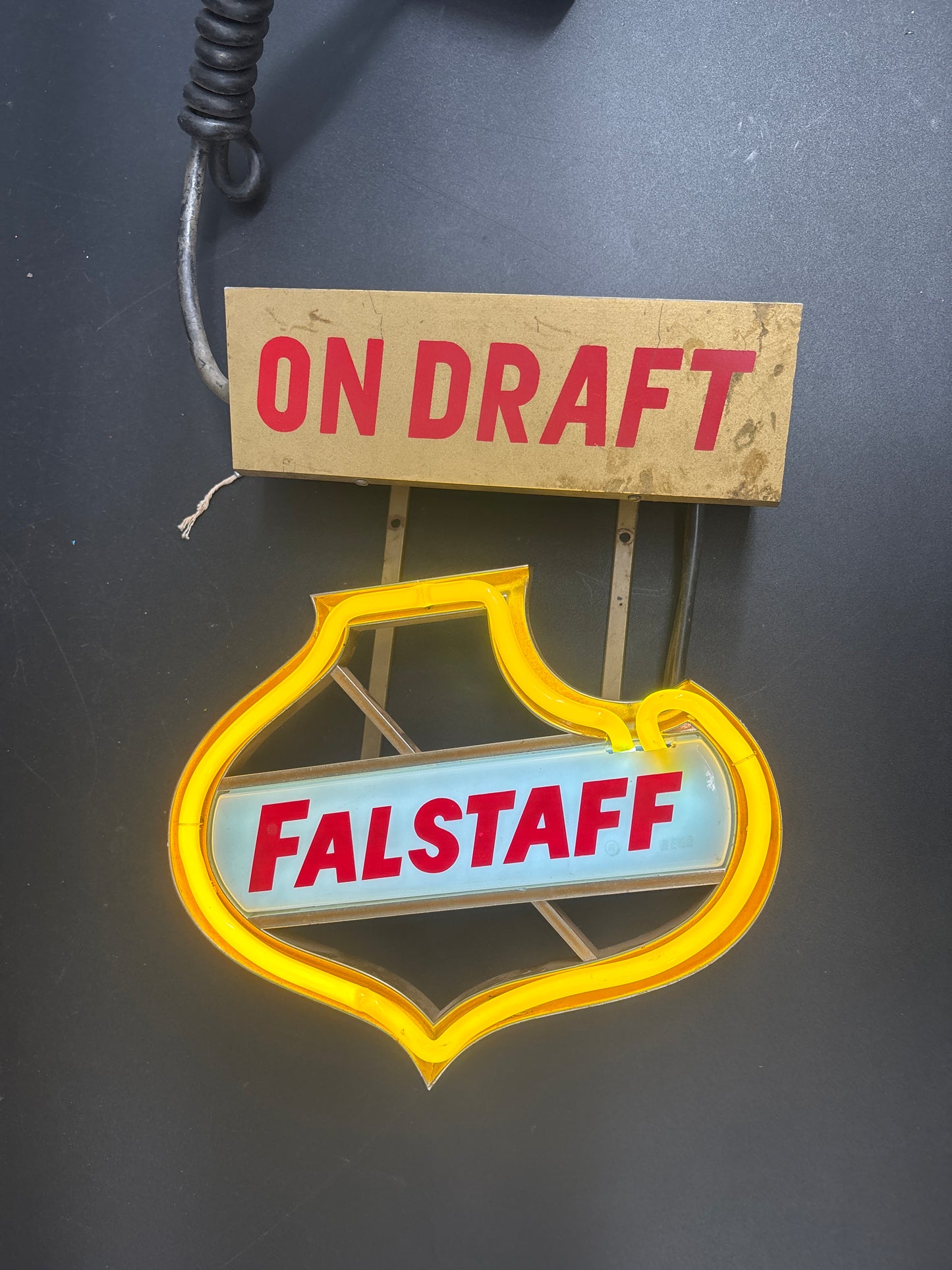 Falstaff On Draft Neon Sign