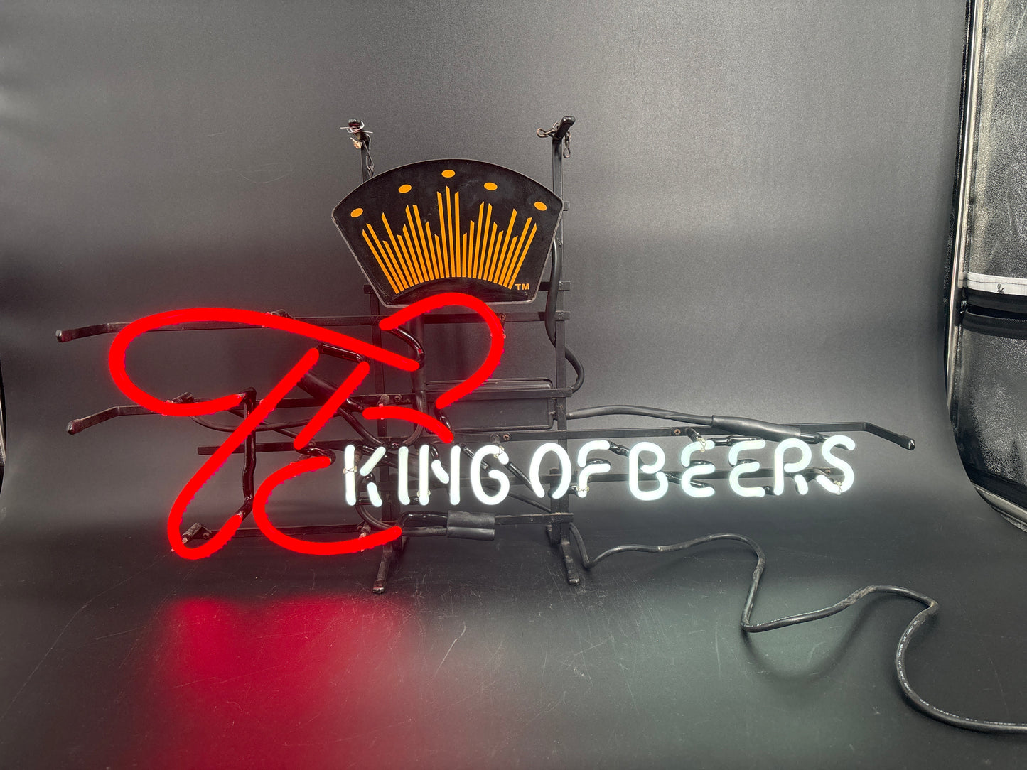 Budweiser King of Beers Neon Sign
