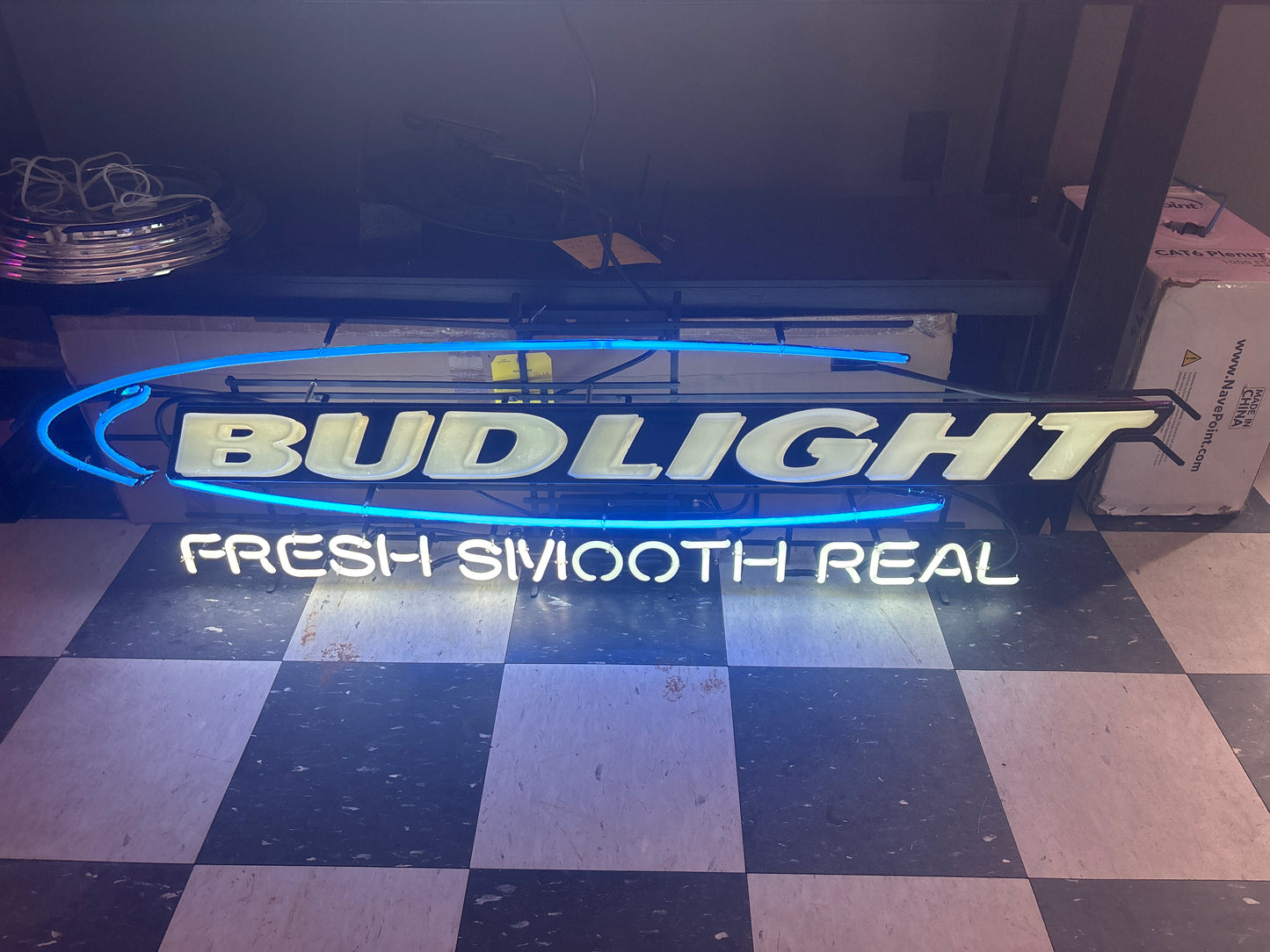 Lower Border for Bud Light Fresh Smooth Real Replacement Tube - Neon Sign Part