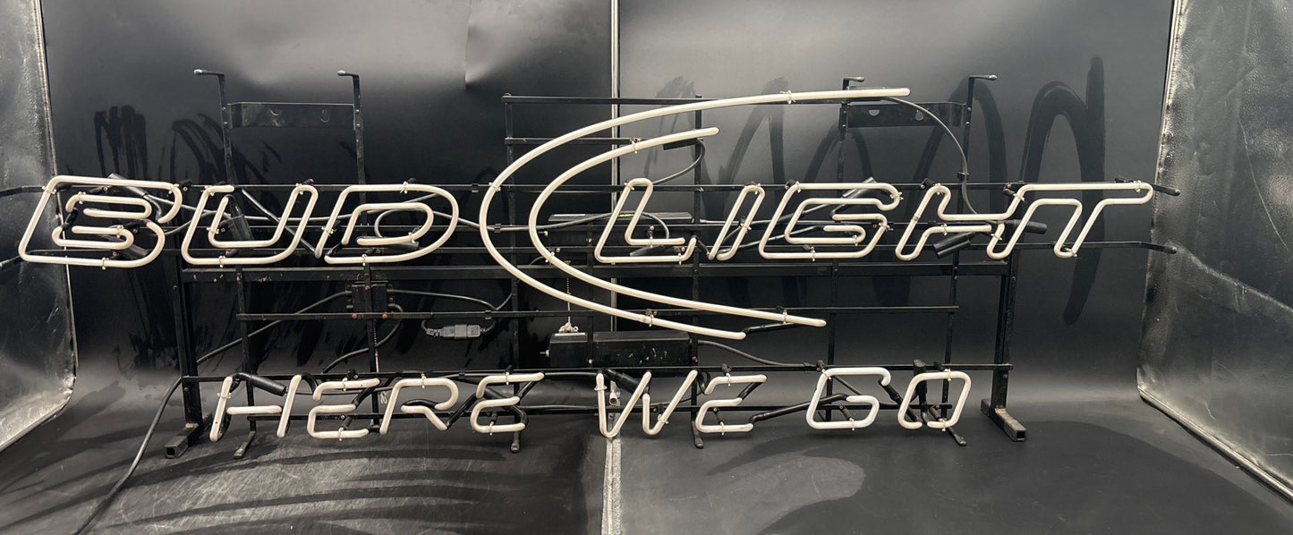 Bud Light "Here We Go" Neon Sign