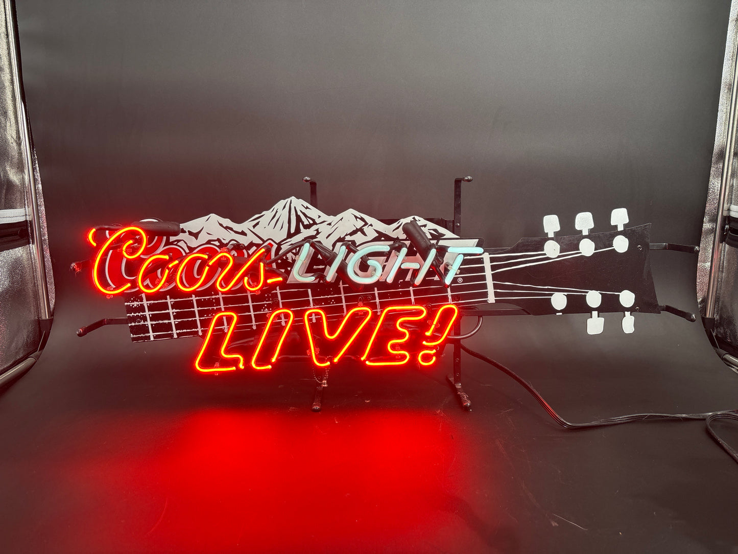 Coors Guitar Neon Sign