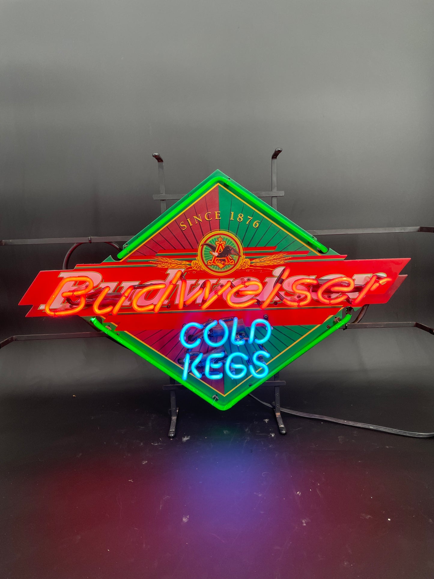 Budweiser Cold Kegs Neon Sign