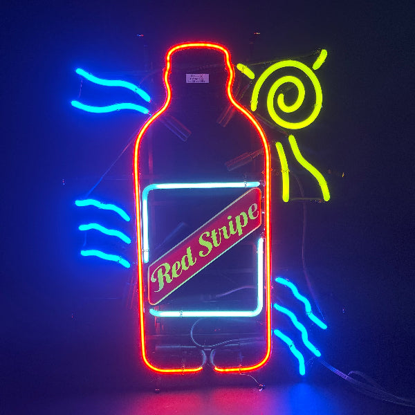 Red Stripe Neon Sign