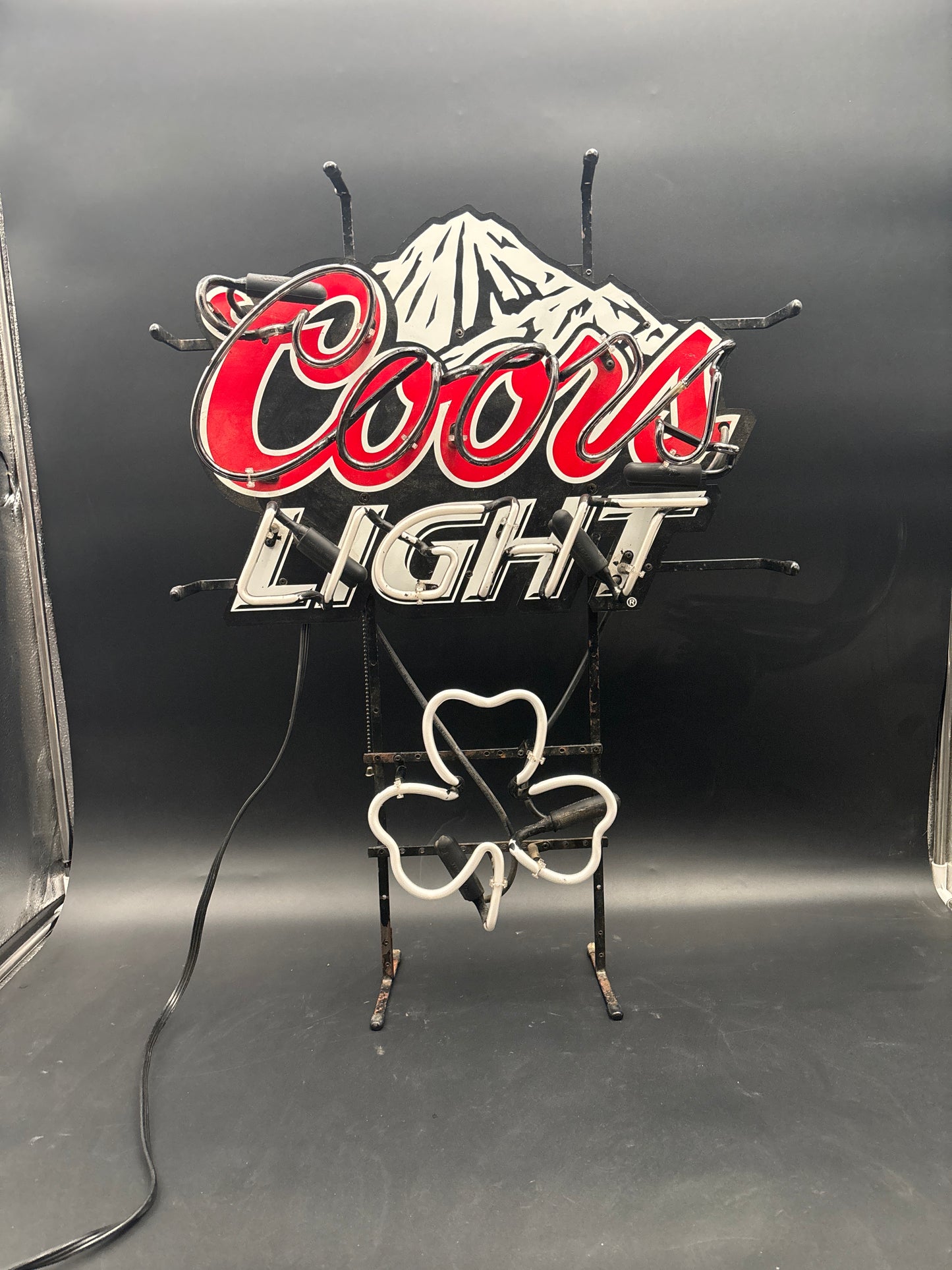 Coors Shamrock Neon Sign