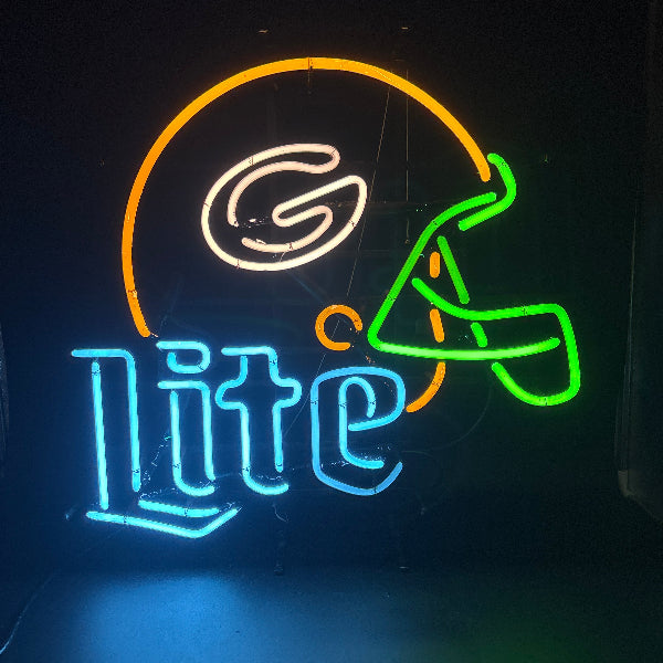 Miller Lite Green Bay Packers Neon Sign