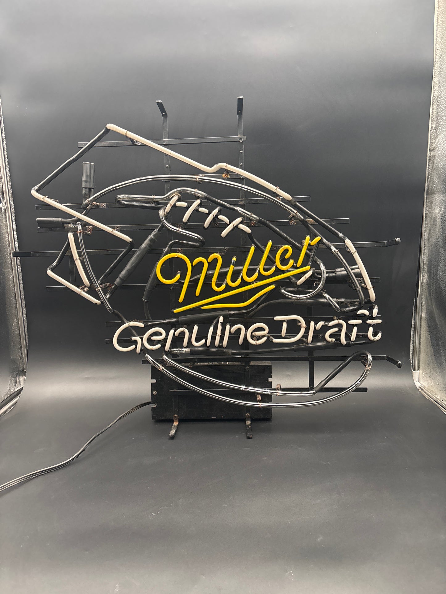 Miller Genuine Draft Football Neon Sign