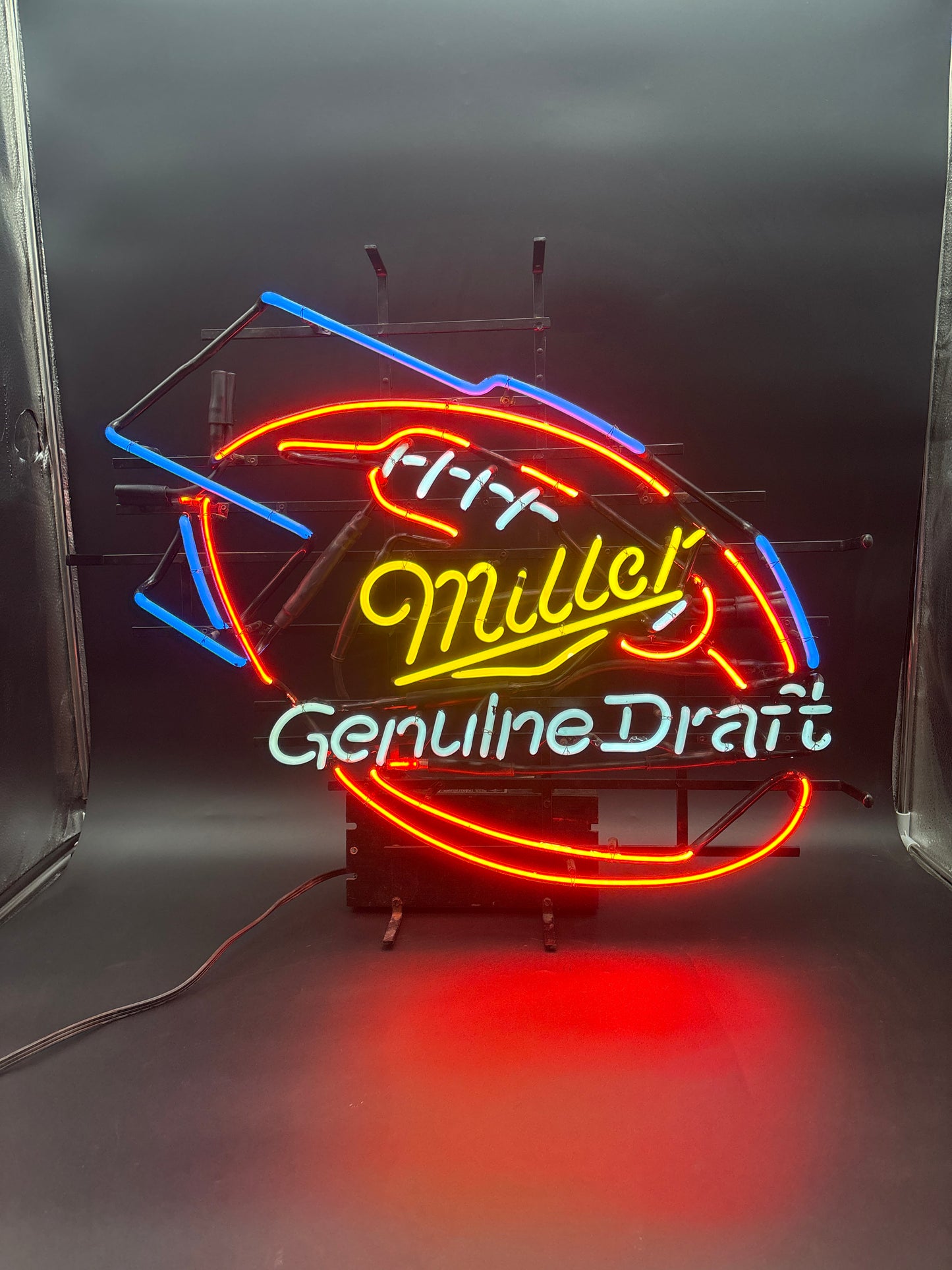 Miller Genuine Draft Football Neon Sign