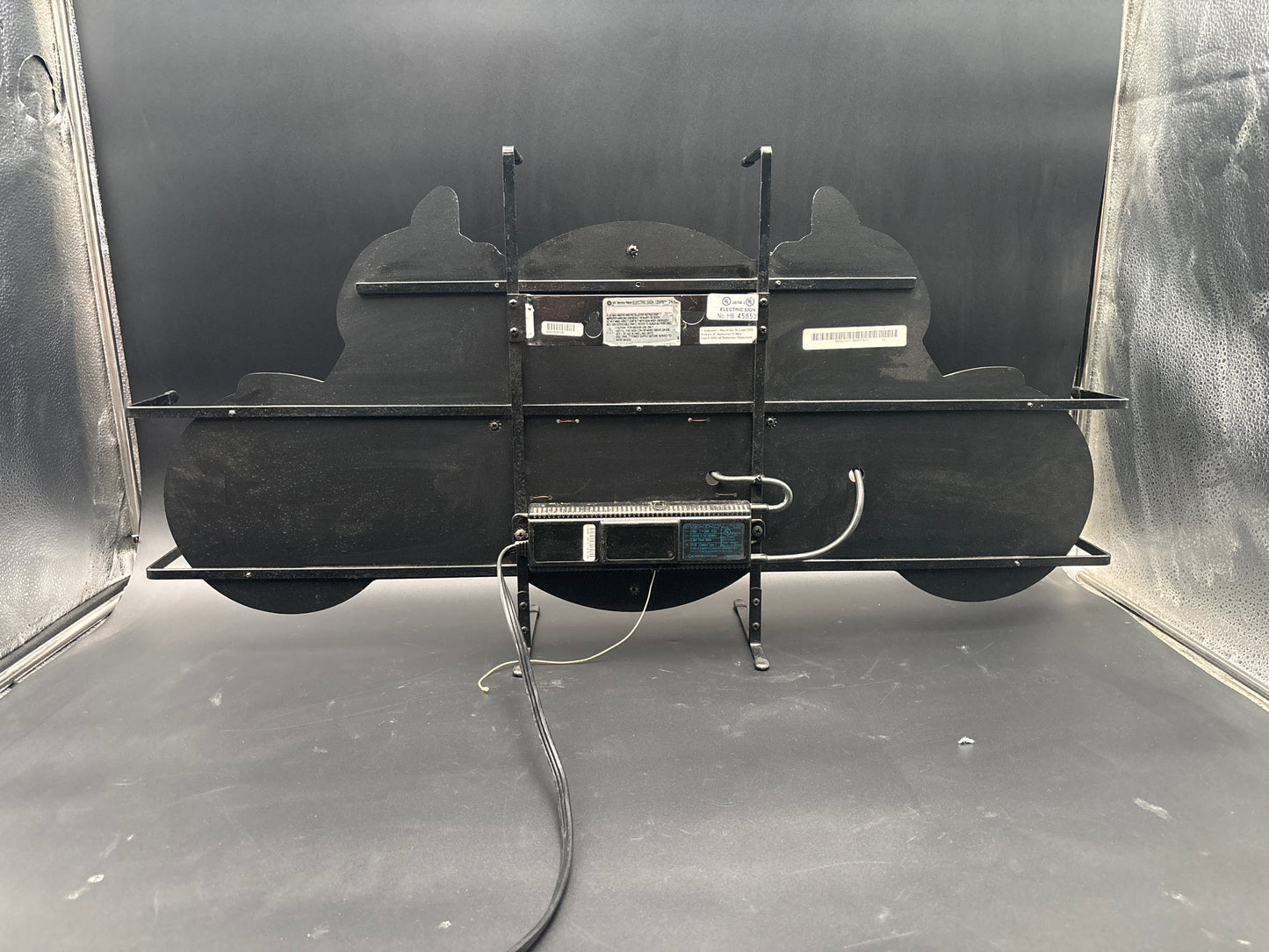 Budweiser Motorcycle “The Great American Lager” Neon Sign