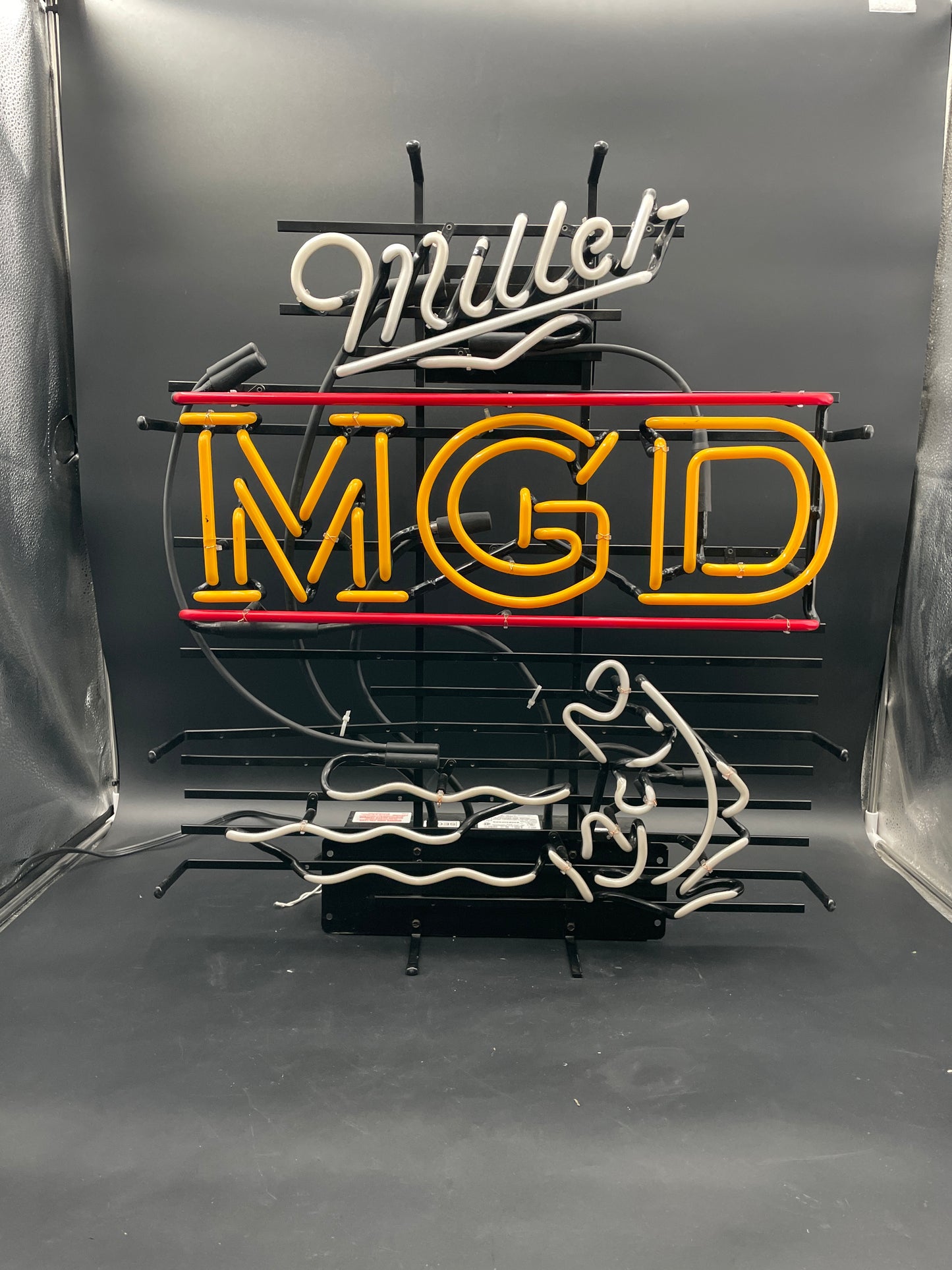 MGD Miller Fish Neon Sign