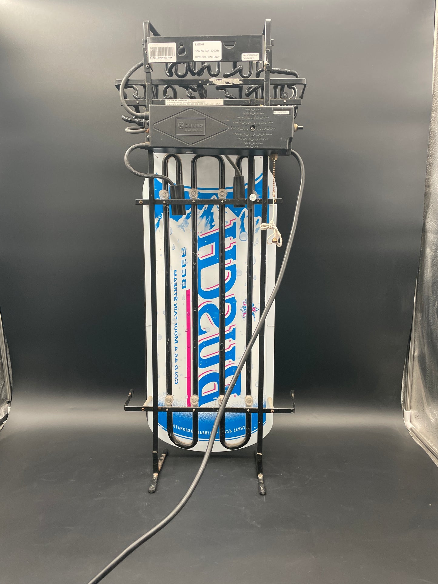 Busch “Ice Cold Single Serve” Neon Sign