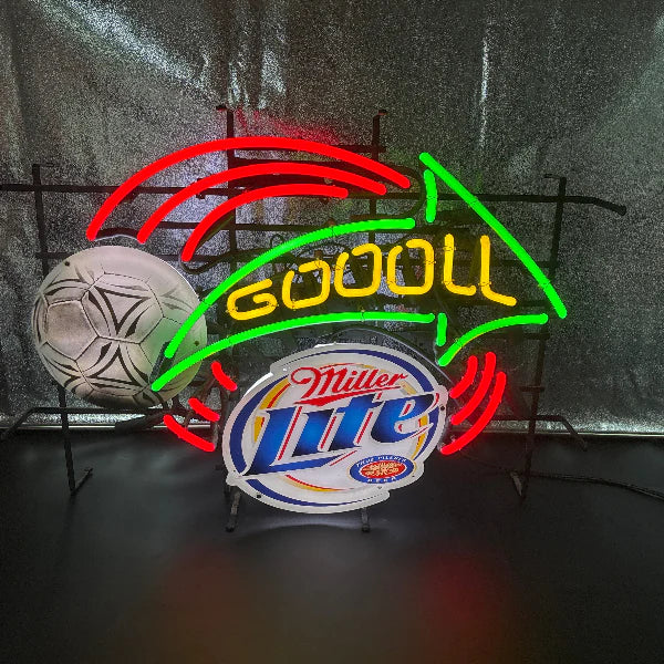 Upper Emphasis unit for Motion Miller Lite Soccer Goooll Replacement Tube - Neon Sign Part