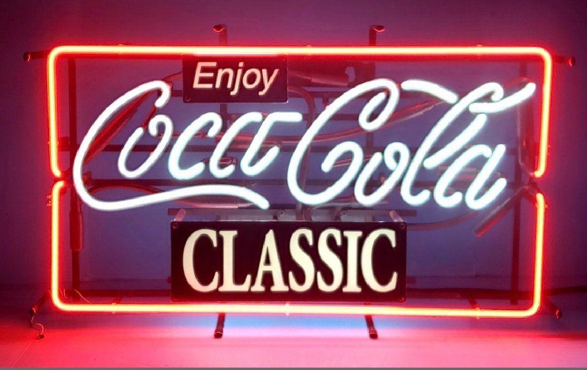 Classic Neon Sign Plastic Replacement Panel for Coca Cola