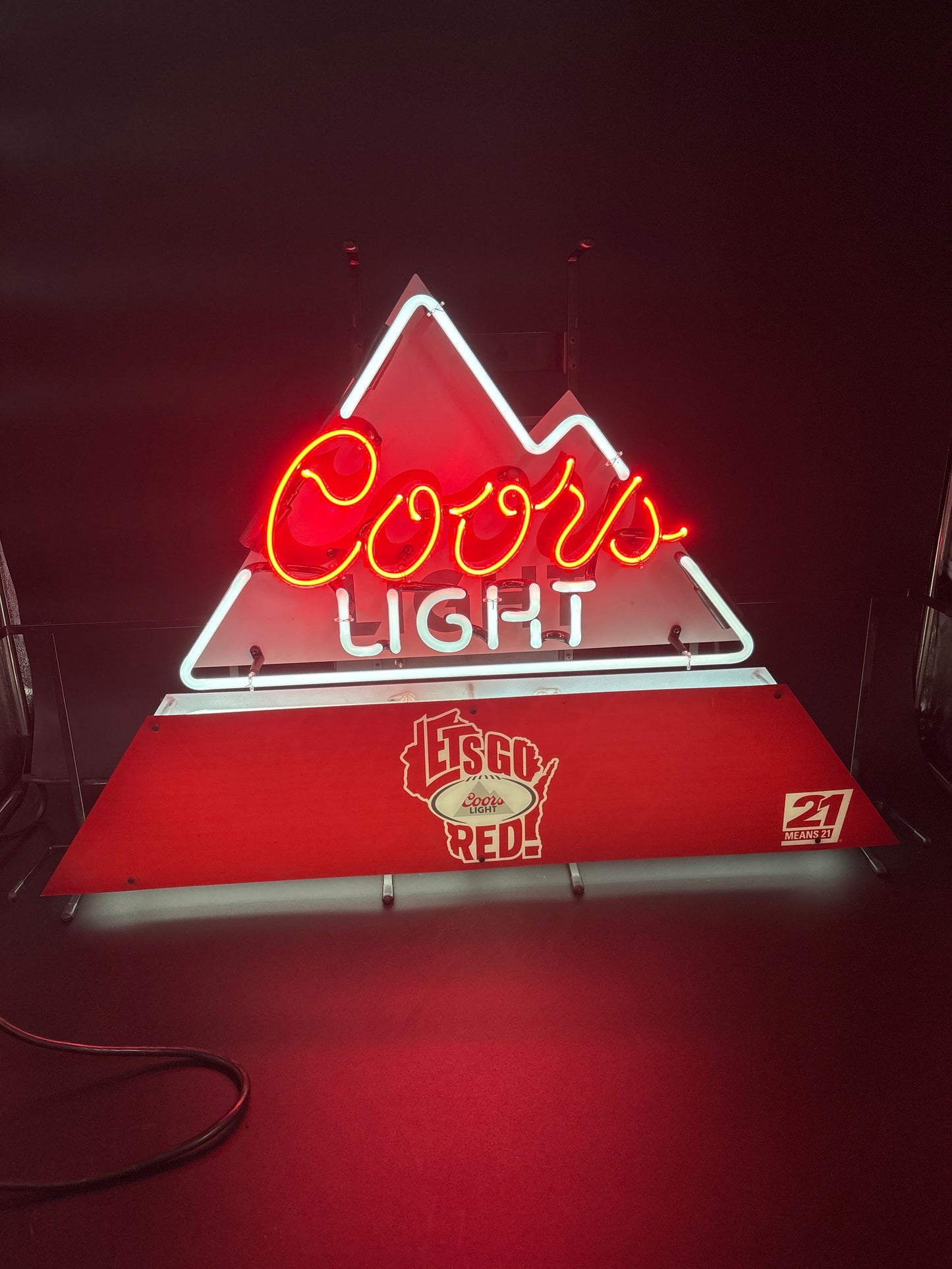 Coors Script Word Unit for Coors Light Replacement Tube - Neon Sign Part